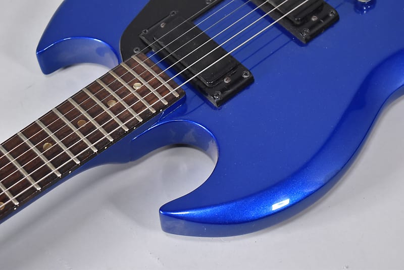 1972 Gibson SG Special II Metallic Blue Refin Electric Guitar image 4
