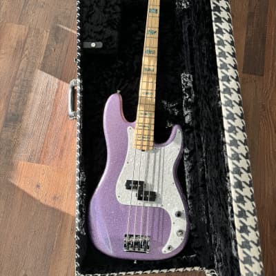 Fender Limited Edition Adam Clayton Precision Bass 2017 - Purple Sparkle image 1