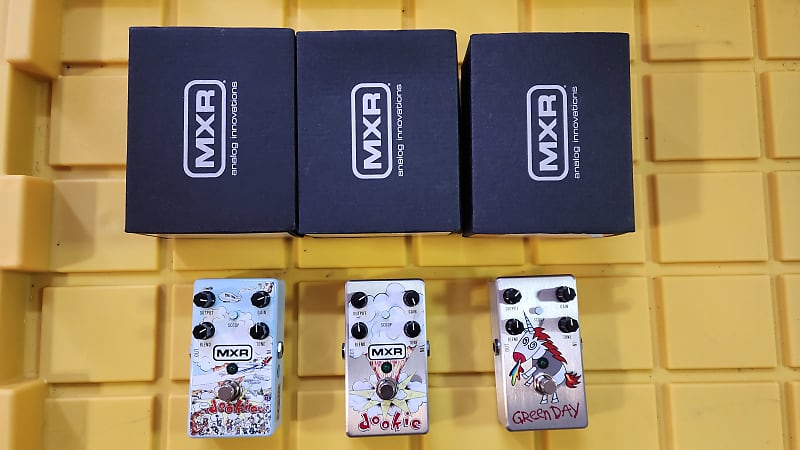 MXR DD25 Green Day Dookie Drive Overdrive LOT of 3 GUITAR Pedals Green Day Pedal image 1