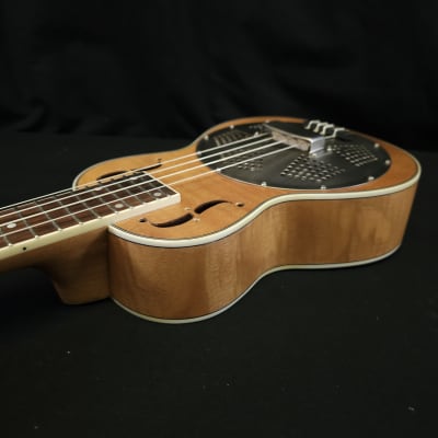 Gold Tone ResoMaple Concert-Scale Curly Maple Resonator Ukulele with Gig Bag image 12