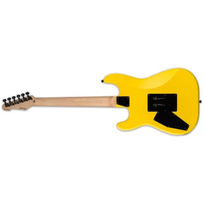 ESP LTD GL-200MT George Lynch Signature Electric Guitar, Yellow w/ Tiger Graphic image 3