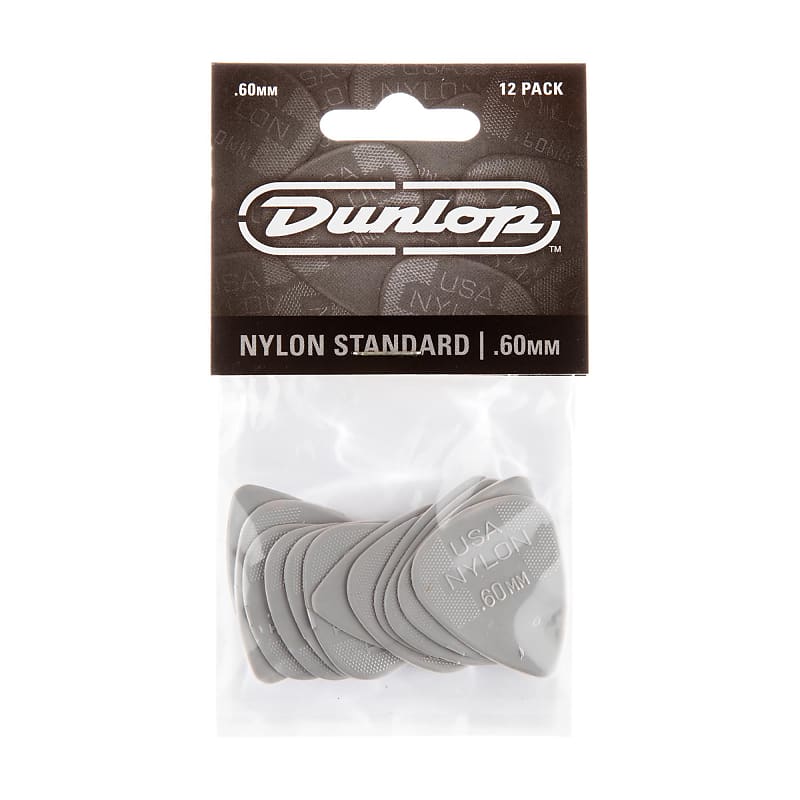 Dunlop .60 Nylon Standard Picks, 12 Pack image 1