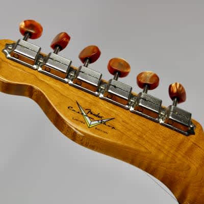 Fender Custom Shop Artisan Thinline Telecaster 2021 4A Flame Koa Top 4A Flame Maple Neck image 15
