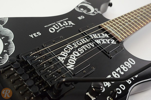 ESP LTD KH-2 Kirk Hammett Ouija Signature Black image 4