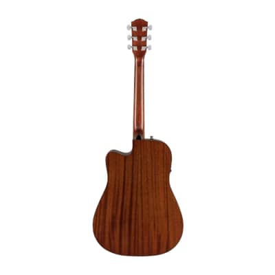 Fender CD-60SCE Dreadnought 6-String Acoustic Guitar (Right-Hand, Natural) image 7