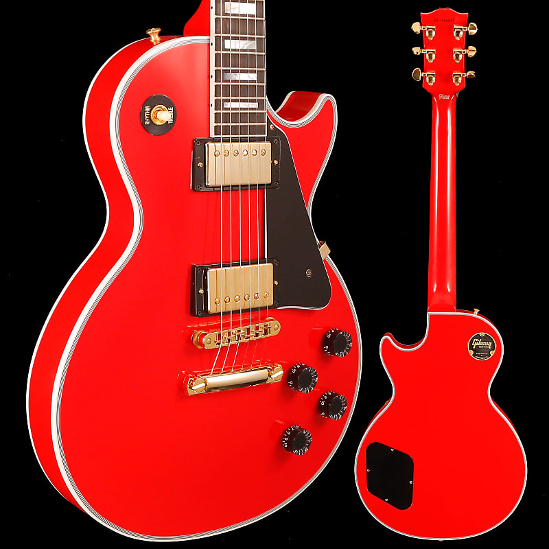 Gibson Les Paul Custom, All Ferrari Red w Gold Hardware 9lbs 12.3oz image 1