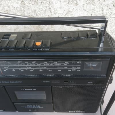 Grundig RR 640 Boombox, Portable Radio Made in Germany (Radio is perfect,  tape deck need service)