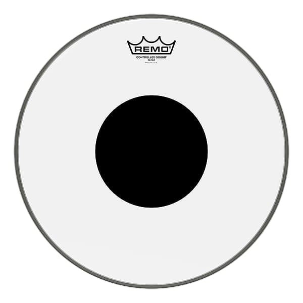 Remo Controlled Sound Clear Black Dot 8" Drum Head image 1
