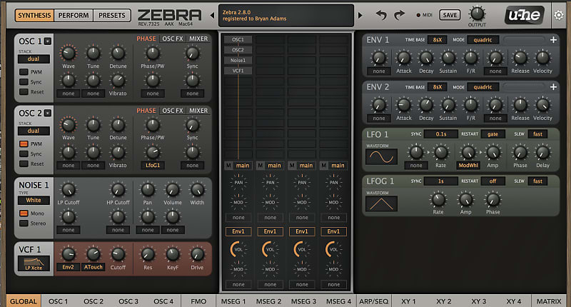 u-he Software Zebra 2 Synthesizer image 1