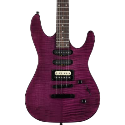 Kramer Striker Figured HSS Electric Guitar, Laurel Fingerboard, Transparent Purple for sale