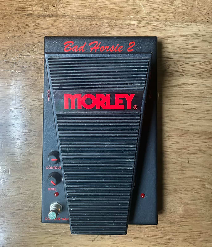 Morley Bad Horsie 2 wah pedal Steve Vai 2000's - Black | Reverb