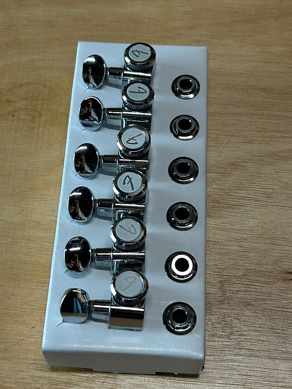 Locking Fender Stratocaster/Telecaster Tuners 6 InLine Right Reverb