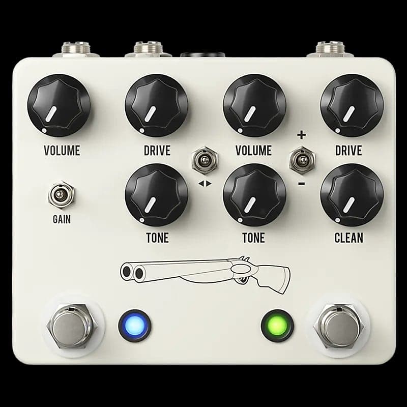 JHS Double Barrel V4 2-in-1 Dual Overdrive Pedal | Reverb