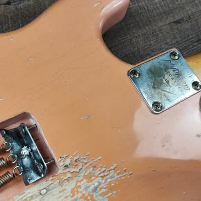 MyDream Stratocaster Custom Built - Relic Shell Pink Hepcat '69 image 9