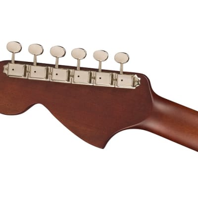 Fender Monterey Standard Acoustic Guitar. Walnut Fingerboard, Black Top image 6