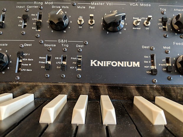Knif Audio Knifonium Tube Mono Synthesizer 2016 image 1