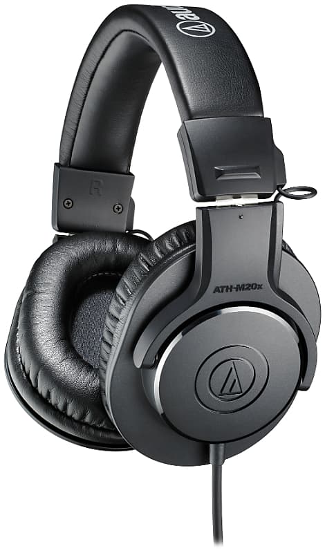 Mint Audio-Technica ATH-M20X M Series Professional Closed Back Monitor Headphones [Black]  			