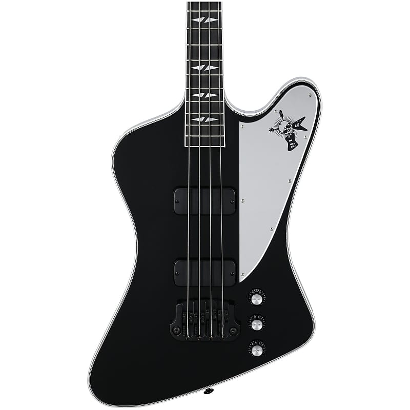 Gibson Gene Simmons G2 Thunderbird Bass Guitar (with Case), Ebony image 1