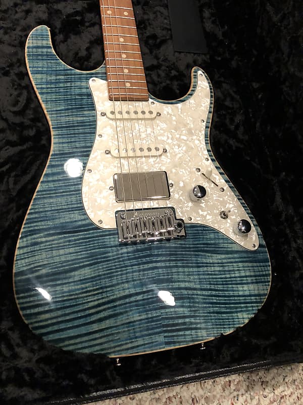 Tom Anderson Guitarworks Drop Top Classic 2016 Arctic Blue with binding