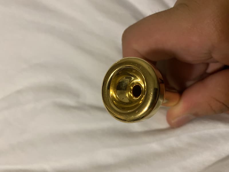 17C Gold Plated Brass Trumpet Mouthpiece Small Mouth For Trumpet