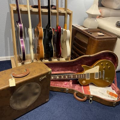 Early Tom Murphy Aged Gibson R7 Gold Top with Matching Amp