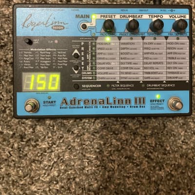 Roger Linn AdrenaLinn III Blue 2010s | Reverb
