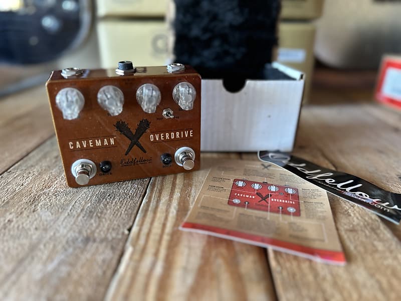 Oddfellow Caveman V2 Overdrive Pedal w/ Original Box & Paperwork