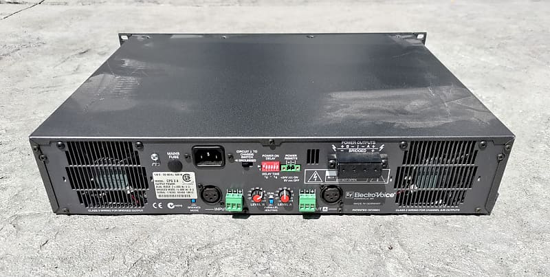 Electro Voice EV CPS2.8 Stereo Power Amplifier 2200W Speaker Monitor 2U  Rack Class H Amp Contractor