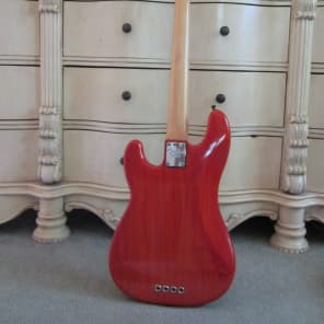 Fender Hot Rod P/J Precision Bass USA 2000 Sunset Orange Transparent W/ Fender HardShell Case image 15