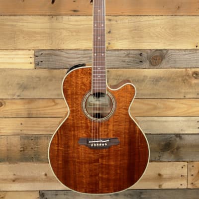 Takamine NEX Legacy EF508KC Acoustic/Electric Guitar Natural w/ Case image 4