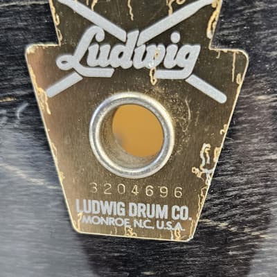 Ludwig Classic Series 10x9 Rack Tom 1980s - Charcoal Shadow image 4