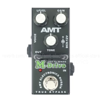 AMT Electronics M-Drive mini (Marshall JCM800 Emulation) - JFET distortion pedal image 7