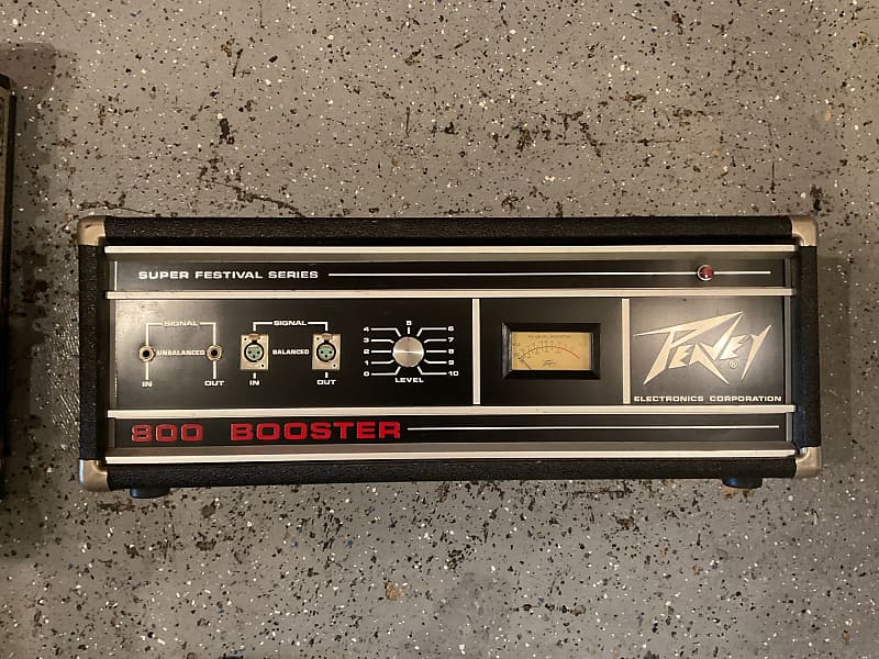 Vintage Peavey 800 Booster Super Festival Series Power Amp | Reverb