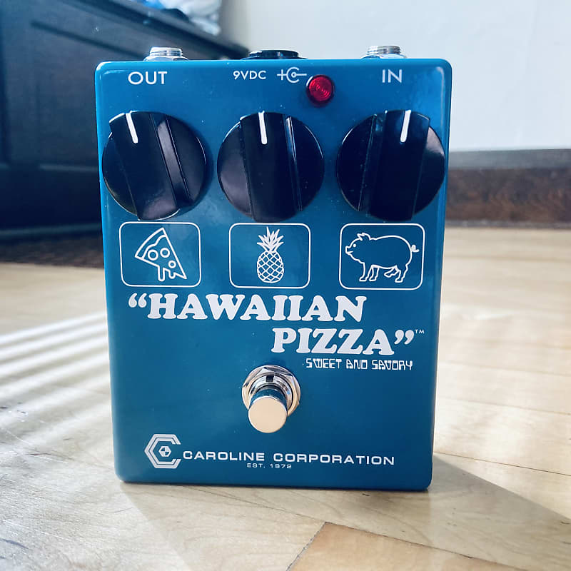 Hawaiian top pizza fuzz