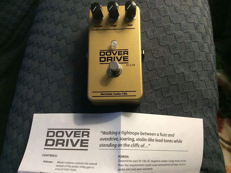 Lovepedal/Hermida Audio Dover Drive BC178 - Gold