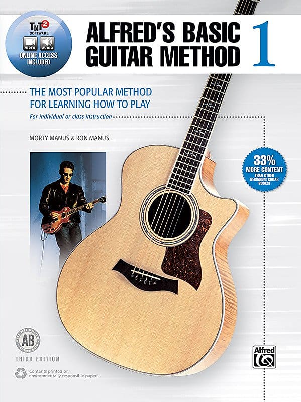 Alfred's Basic Guitar Method 1 (Third Edition): The Most Popular Method for Learning How to Play image 1