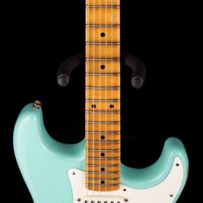 Fender Custom Shop Limited Edition Fat 50's Stratocaster Relic Super Faded Aged Sea Foam Green image 12