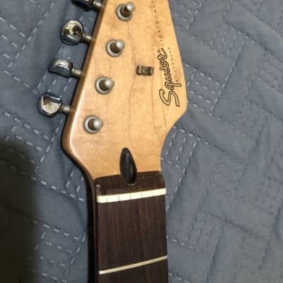 ギター Squier Stratocaster Neck Genuine Fender Squier STRAT NECK MAPLE FINGERBOARD Electric