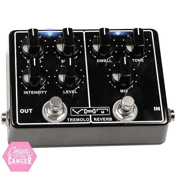 VHT Melo-Verb　エフェクターTremolo+Reverb Pedal VHT Launches Melo-Verb Vintage Tremolo Reverb Pedal