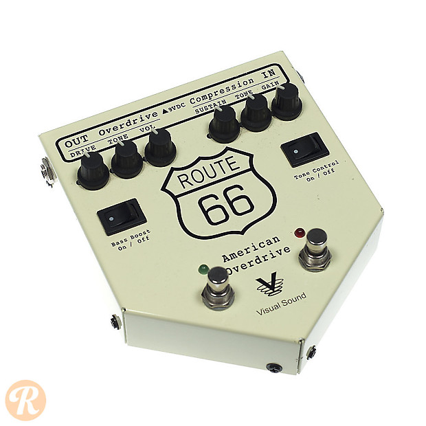 Visual Sound Route 66 Overdrive Compressor Pedal | Reverb
