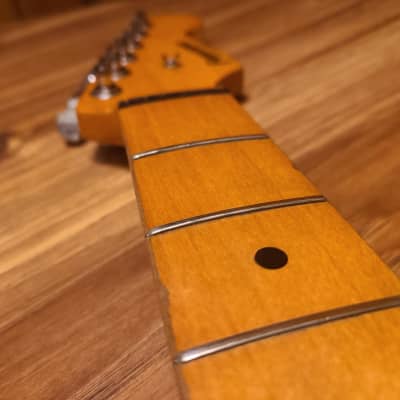 Fernandes strat neck w/locking tuners '80s - maple image 6