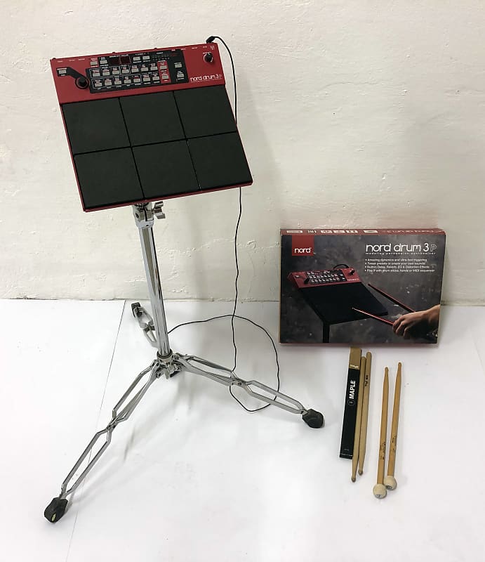 Nord Drum 3P 6-Channel Modeling Percussion Synthesizer 2016 - Present - Red image 1