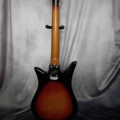 Teisco E-110 "Tulip" Electric Guitar 1960s - Tobacco Burst image 7
