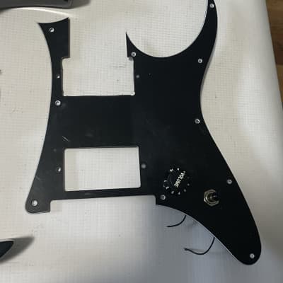 1990's Japan Fujigen Ibanez RG550M Black Strat Guitar Body Floyd Ready image 2