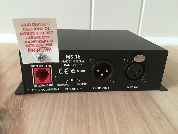 Rane Pro MS-1b マイクロホンアンプ & マイク ＆ ホルダーSET Rane Pro MS-1b マイクロホンアンプ & マイク ＆ ホルダーSET Rane Pro