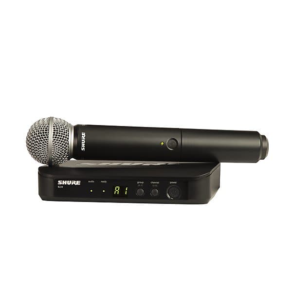 Shure BLX24/SM58 Wireless Vocal System with SM58 (Freq. J11) image 1