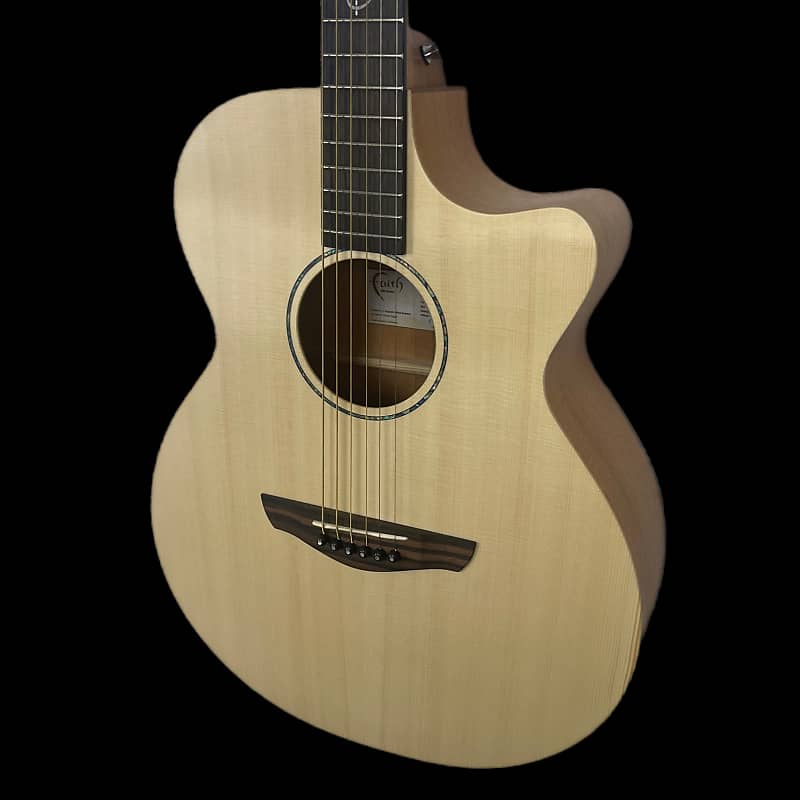 Faith FKV Naked Venus Cut Electro Acoustic Guitar w/ Gigbag | Reverb