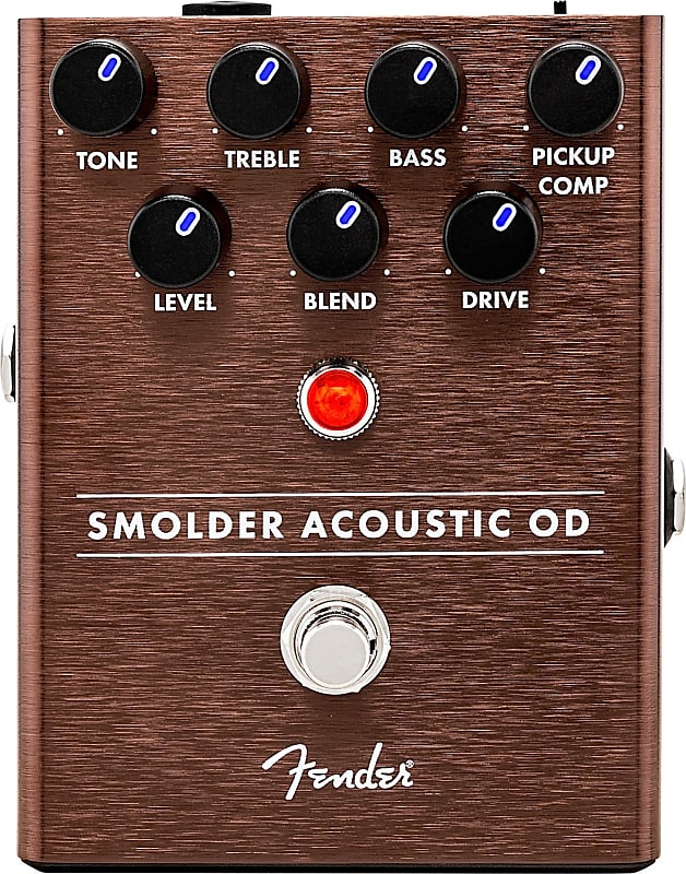 Fender Smolder Acoustic Overdrive Effects Pedal image 1