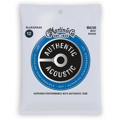 Martin Authentic Acoustic Guitar Strings - Superior Performance - Bluegrass image 1