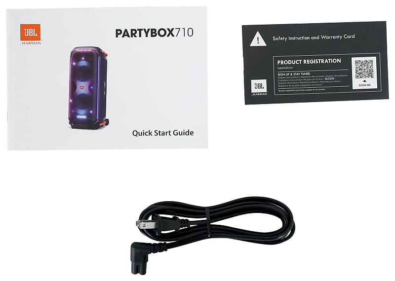JBL Partybox 710 Portable Bluetooth Speaker Bundle with PBM100 Wireless  Microphone : Musical Instruments 